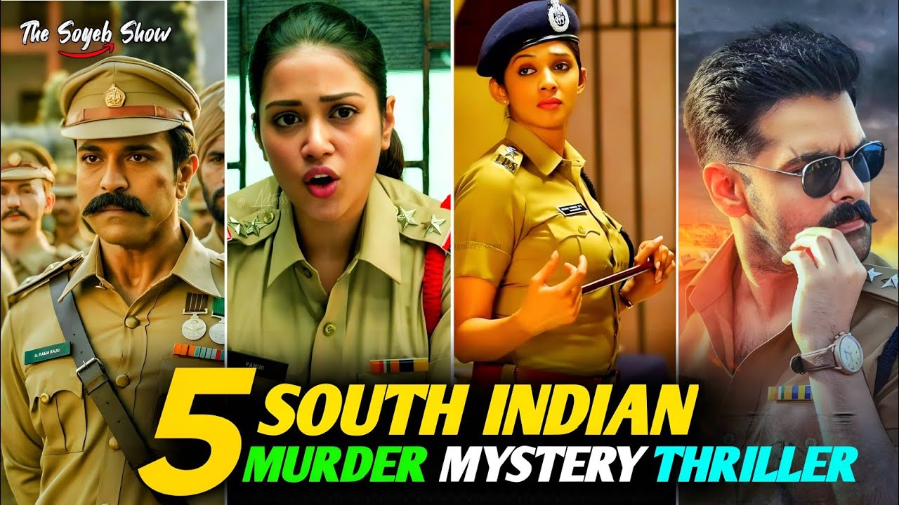 Top 5 South Best Crime Thriller Murder Mystery Movies In Hindi Dubbed ...