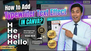 Typewriter Text Effect in Canva | Tutorial