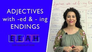 Intermediate English #7: -ed \& -ing Adjectives | Easy English at Home