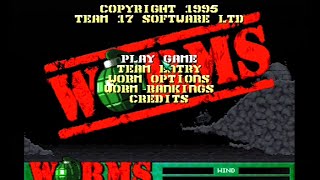[Ps1] Introduction du jeu " Worms" de l'editeur Team17 (1994)