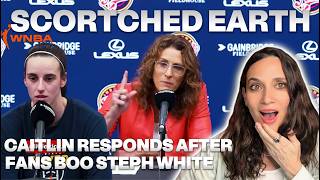 Caitlin responds in presser after fans BOO her coach. Steph White goes scortched earth on haters!
