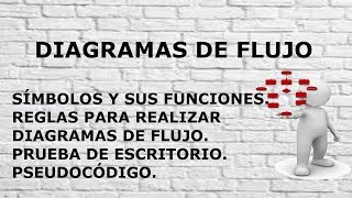 Diagramas De Flujo - Introducción Símbolos, Reglas Y Tipos De Variables
