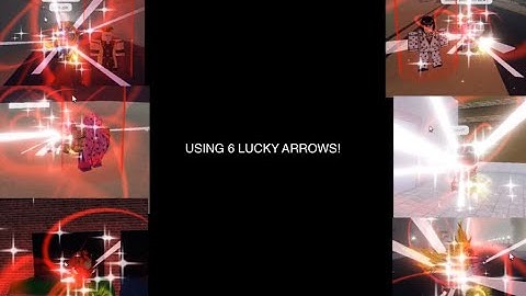 [YBA] USING 6 LUCKY ARROWS! (LUCKY ARROW CODE)
