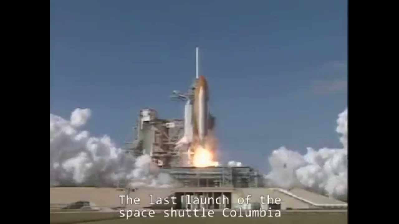 Last flight of shuttle Columbia - YouTube