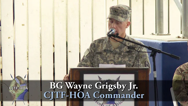 CJTF-HOA Change of Command Ceremony