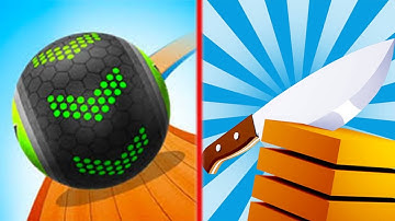 Going Ball vs Slice It All , Walkthrough IOS Android Gameplay | Walkthrough, All Level | New Update