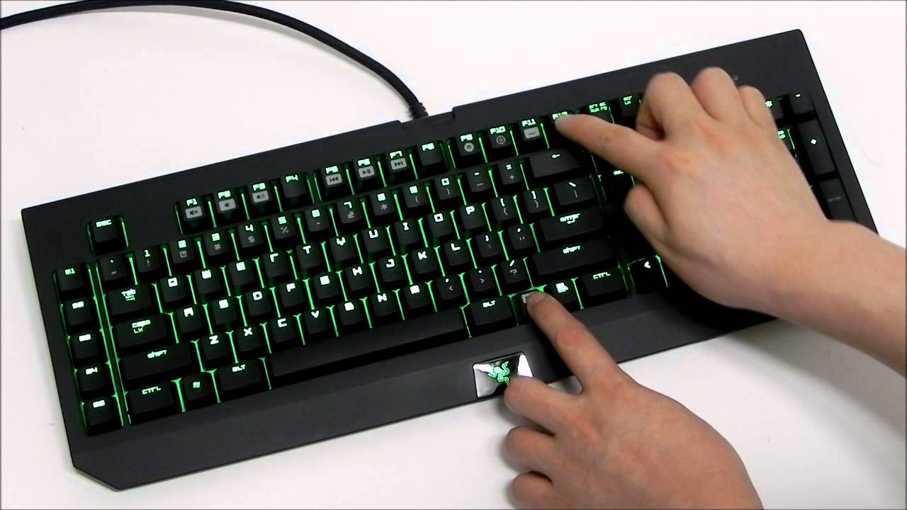 Razer BlackWidow Ultimate 2013 Backlight 20step YouTube