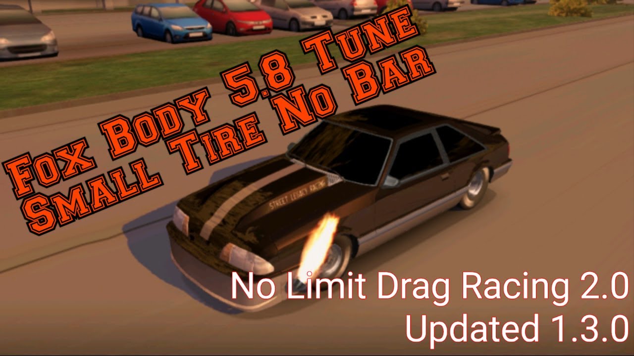 No Limit Drag Racing Rims No Limit Drag Racing 2.0 - 5.8 Fox Body Mustang Tune - Small Tire 28 x ...