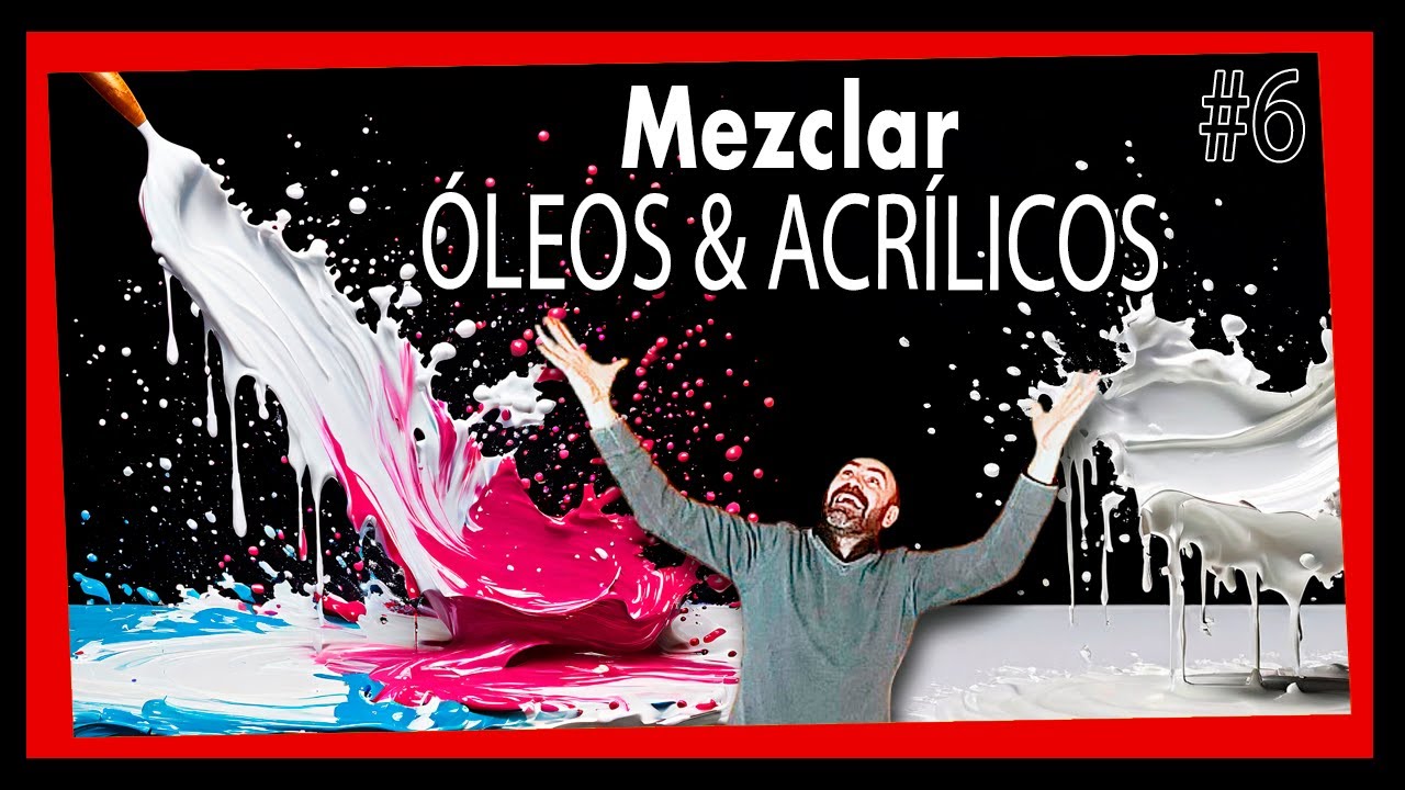 ▷ La TÉCNICA correcta para MEZCLAR ÓLEOS con ACRÍLICO