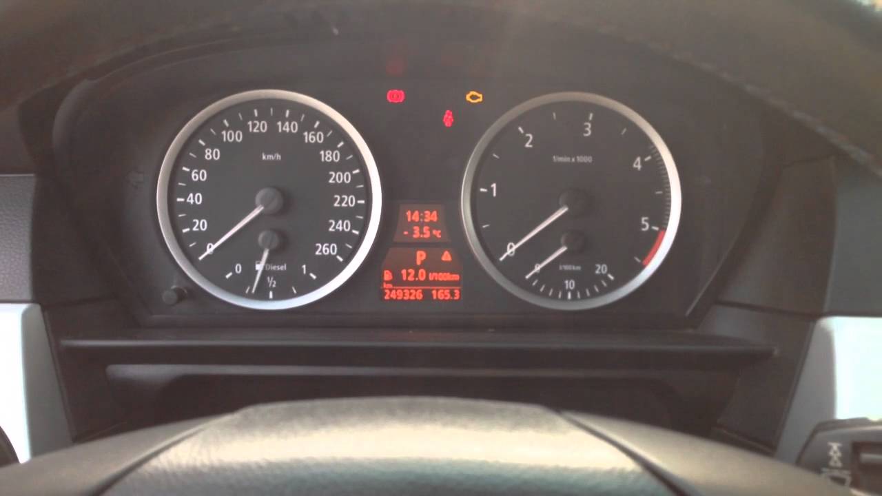 Bmw 525d cold start 3.5C YouTube