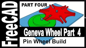 Geneva Wheel Build Part 4: Pin Wheel build in FreeCAD