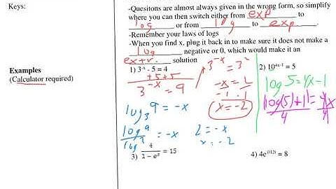 Pre-Calculus 4.4 Notes Part 1