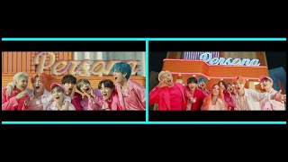 Bts - Boy With Luv Mv Normal Vs Army With Luv Ver Comparison