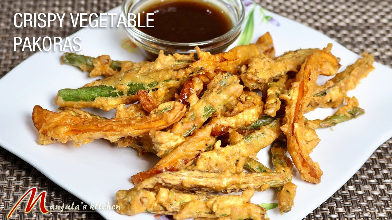 Crispy Vegetable Pakoras Vegetable Pakora Recipe How to make