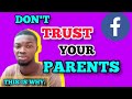 Don't Trust Anyone On Social Media, Not Even Your Parents|#trust #facebook #viral #hacker
