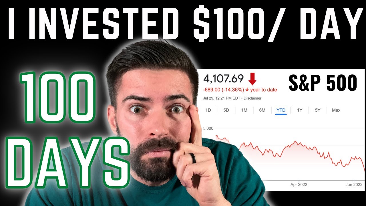 I Invested During A Stock Market Crash S&P 500 ETF VOO YouTube