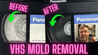 Saving Memories on VHS Mold  Video Tape Restoration Project Will it Play Ok?