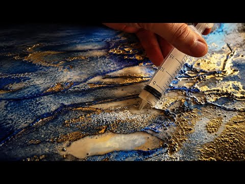 Powertex Mixed Media Art Tutorial | Amazing Textures + Epoxy Resin
