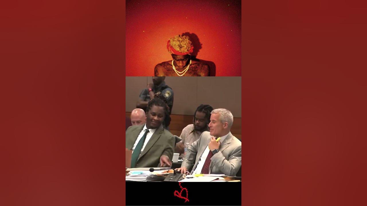 Young Thug reacts when heard his song "Half Time" during the trial #YoungThug #Rap