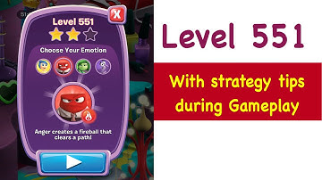 Inside Out Thought Bubbles Level 551 Tips and Strategy Gameplay Walkthrough No Boosters