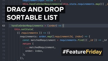 #FeatureFriday: Drag and Drop Sortable Lists