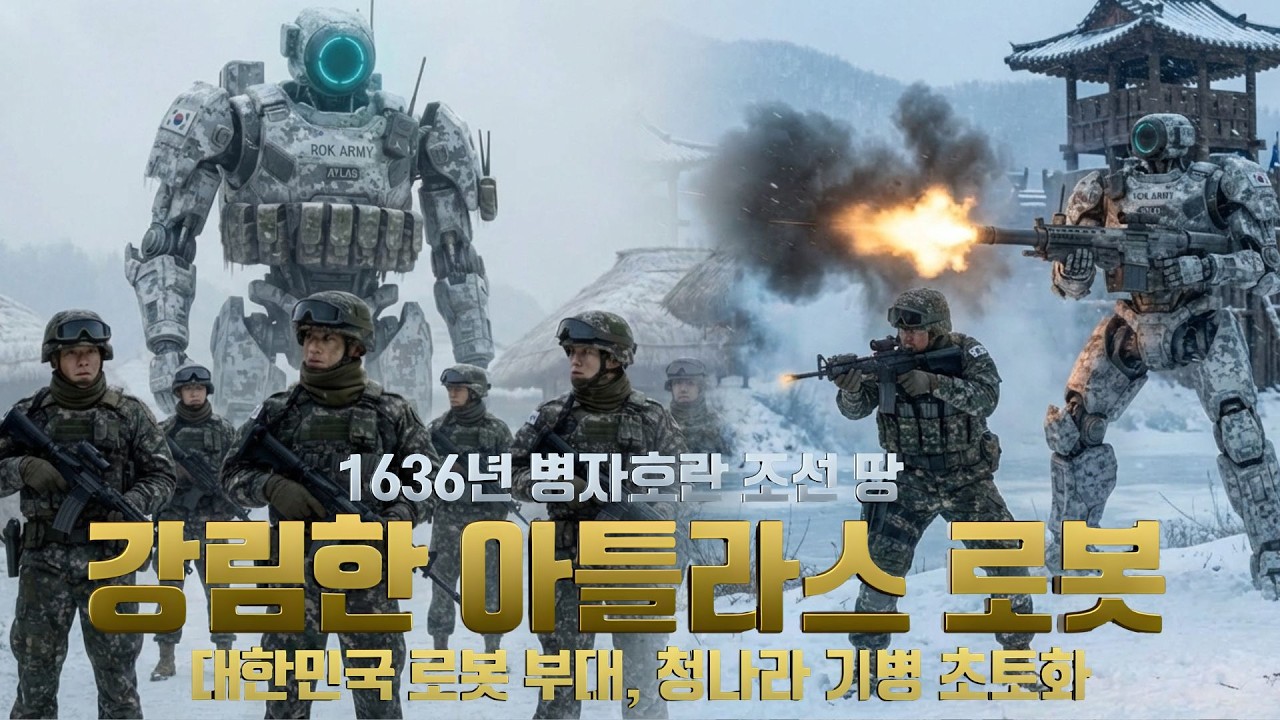 시간여행을 한 아틀라스 로봇과 K-2 흑표 전차, 청나라 20만 대군을 짓밟다 (AI Cinematic)