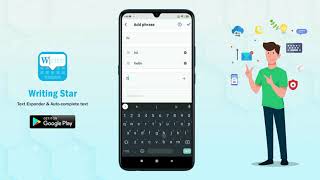 Interesting features of Writing Star: Text Expander & Auto-complete text Application screenshot 1