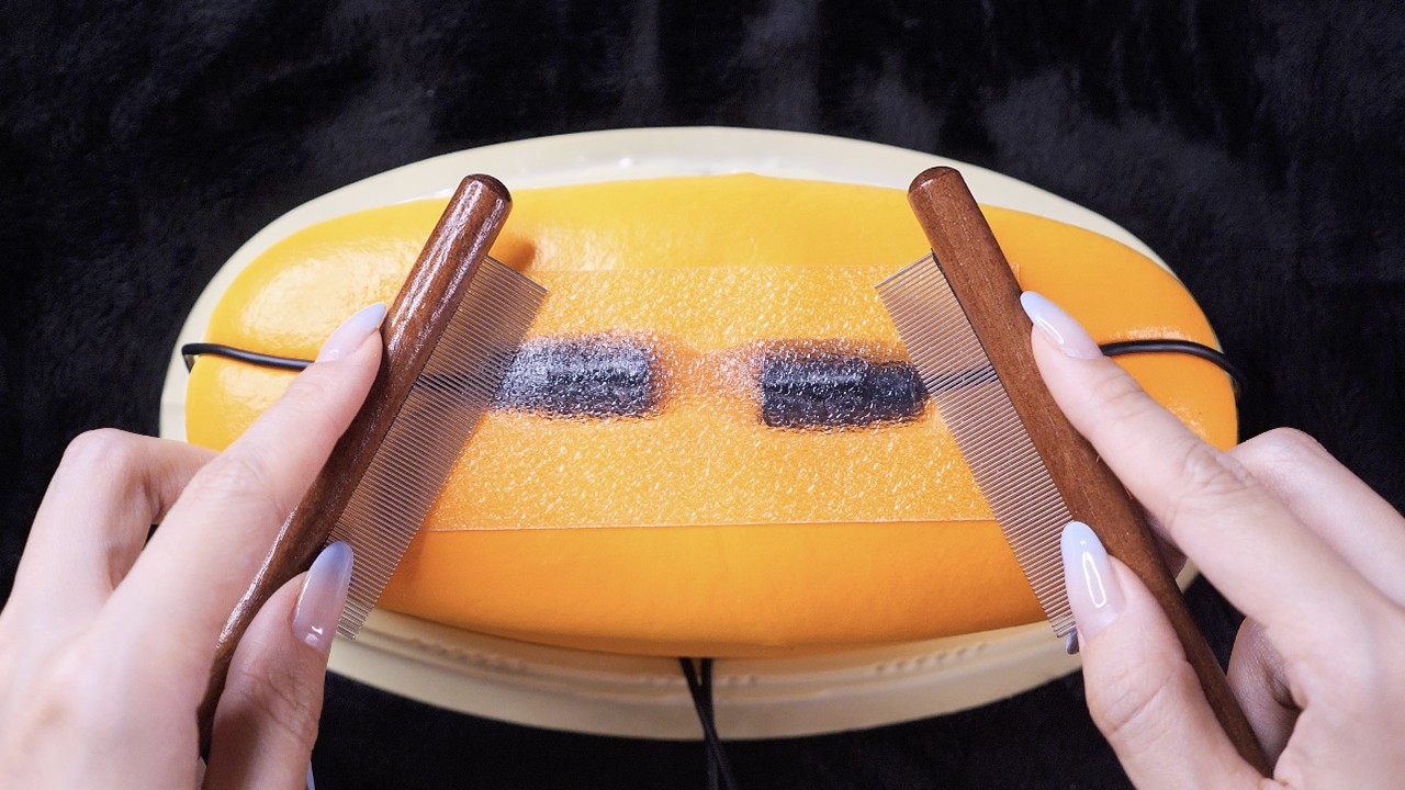 ASMR Sensitive Tingles with Mics Under Tape (No Talking)