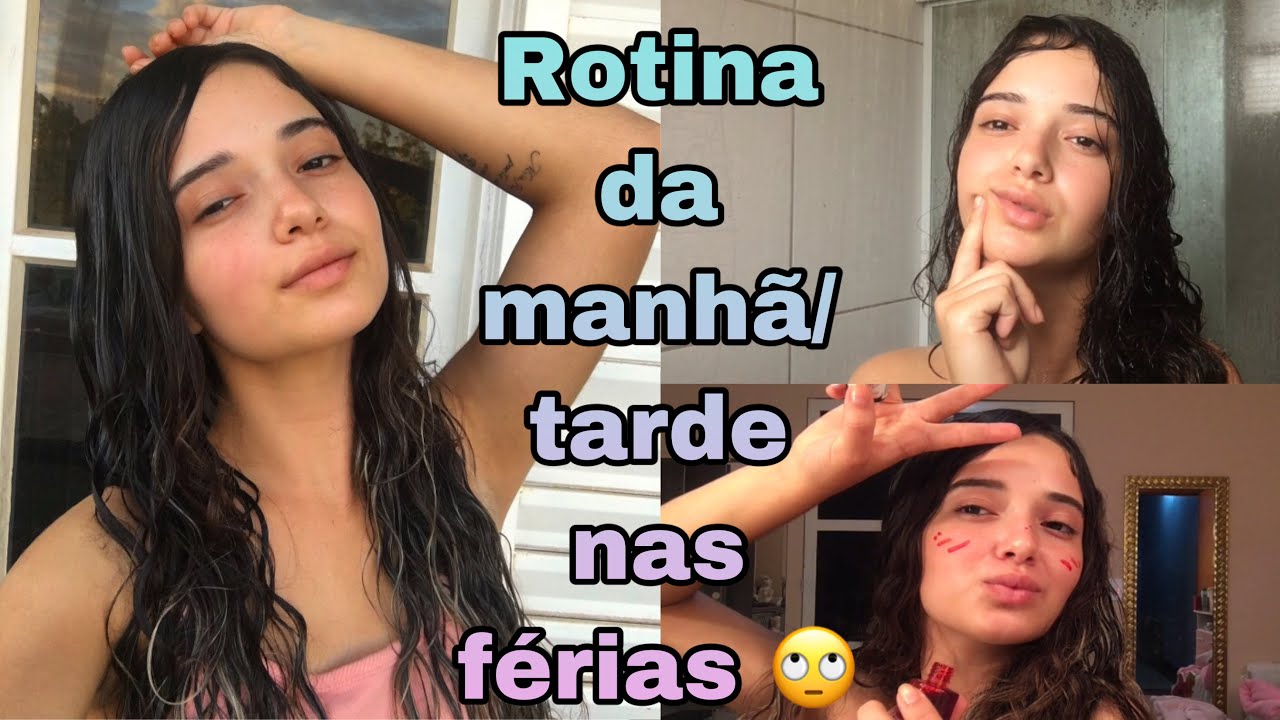 MINHA ROTINA *REALZONA* da MANHÃ/TARDE *nas férias* - YouTube