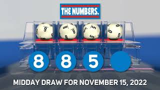 RI Lottery Midday 11/15/2022
