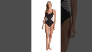 Anne Cole Crochet One Piece Swimsuit Swimoutlet
