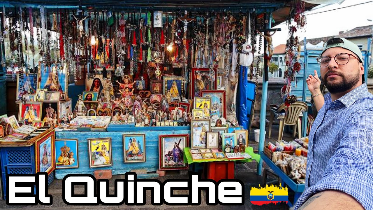 Así es el Mercado Religioso Más Grande de Ecuador ⛪️ El Quinche 1/3