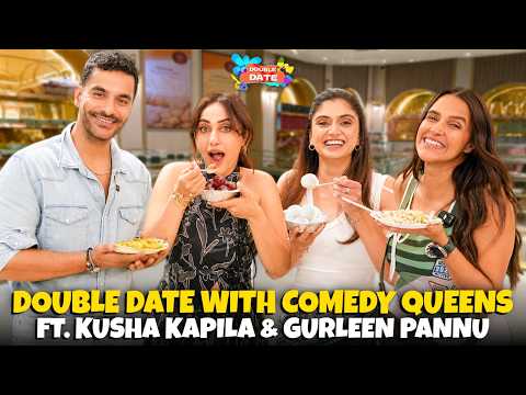 Kusha Kapila, Gurleen Pannu & Funniest Double Date! Samosa-Jalebi Making Challenge & Roast Battle!