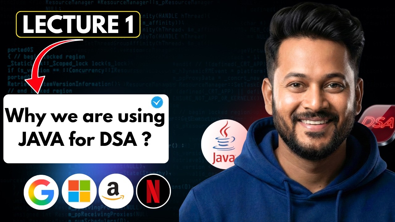 Lecture 1 : Why Java For DSA | DSA By Genie Ashwani - YouTube