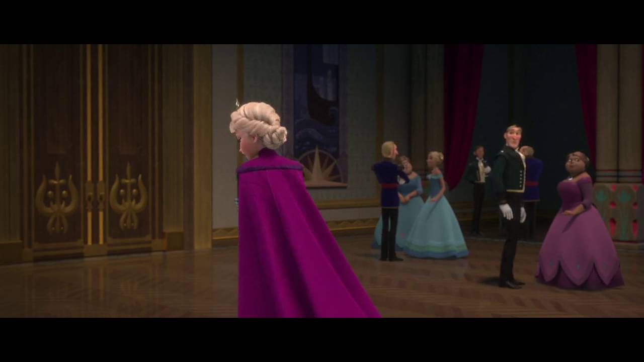 Elsa run away - YouTube