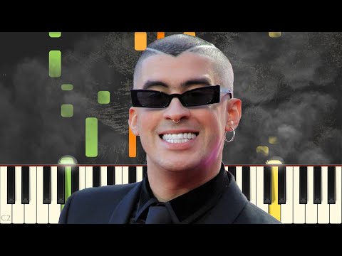 Ignorantes – Bad Bunny x Sech – Piano – Synthesia
