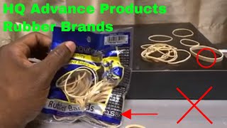 ✅  How To Use HQ Advance Products Rubber Bands Review