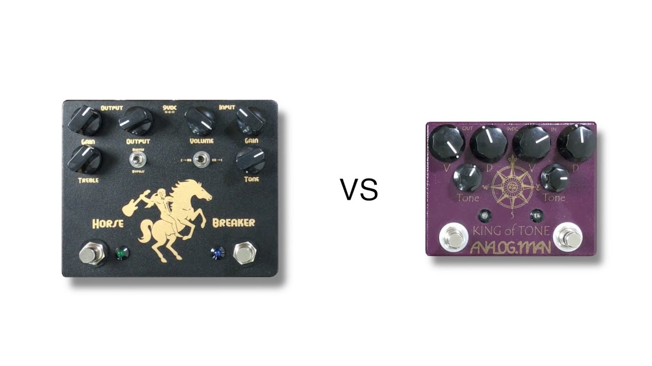Ceriatone Horse Breaker vs Analogman King of Tone
