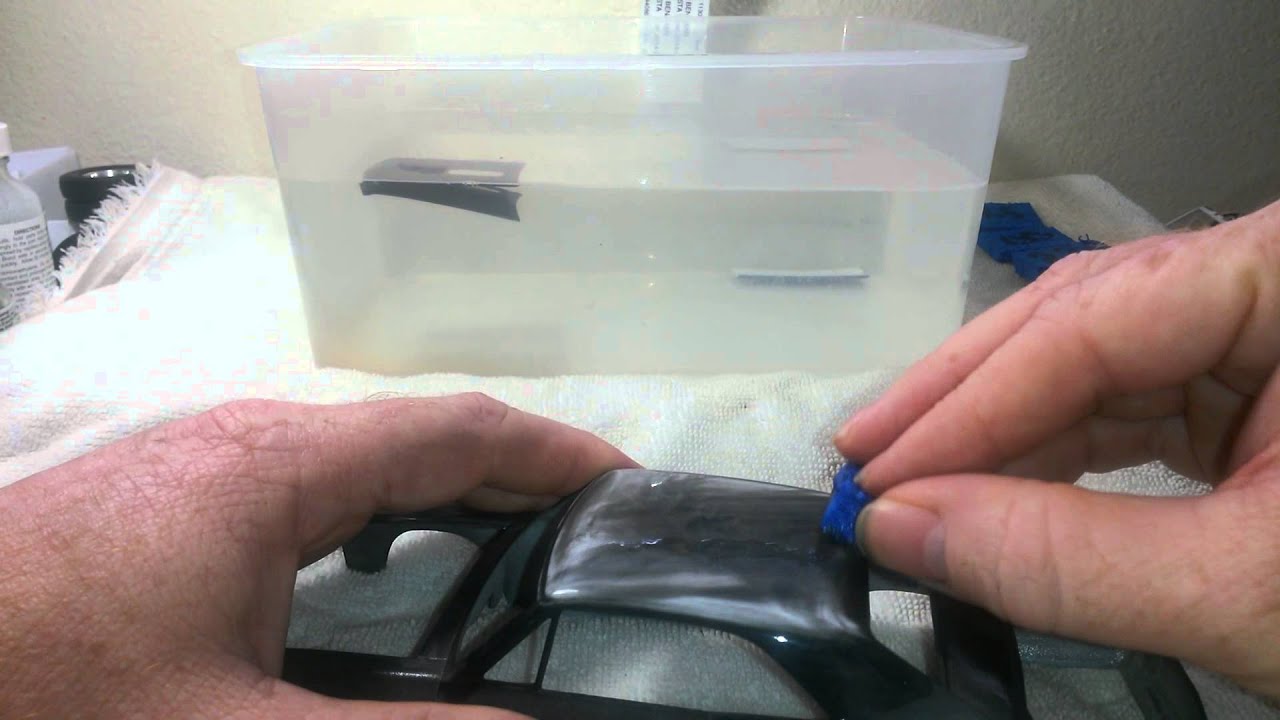 Model car body paint prep part #2