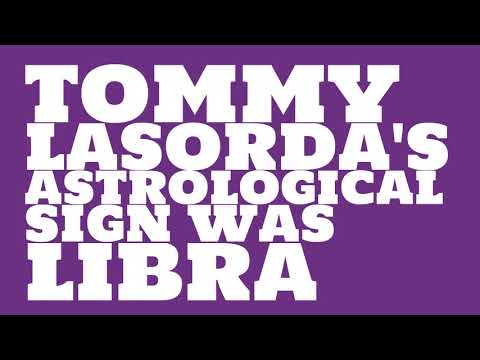 What was Tommy Lasorda's birthday?