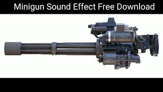 Minigun Sound Effect w/ Bullets Falling Free Download