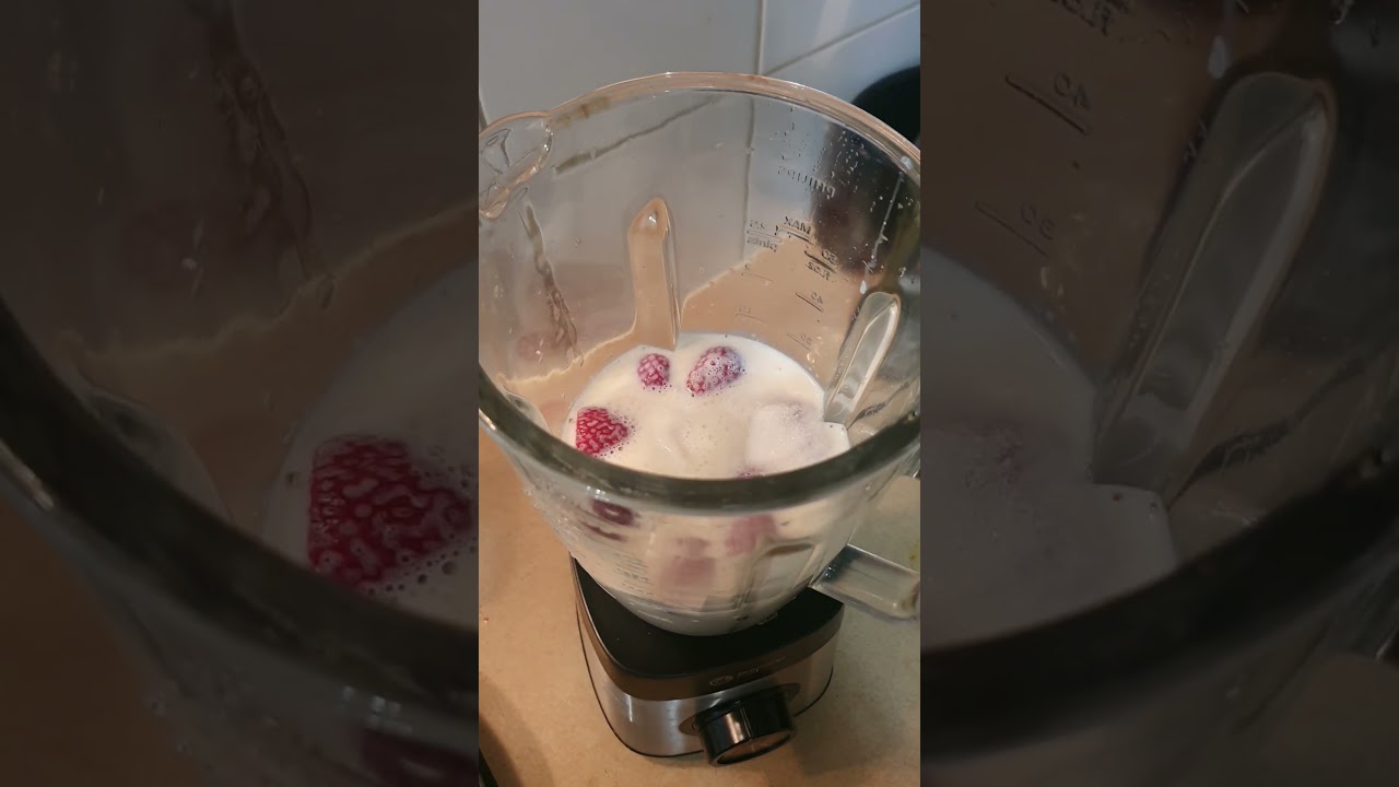 Chilled Strawberry Milkshake Explosion 🍓❄️ | Viral Shorts