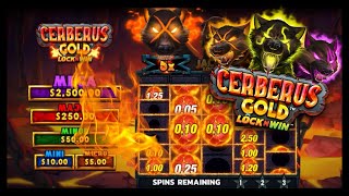 HIT BONUS ON FIRST SPIN! - CERBERUS GOLD