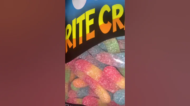 Trolli BRITE CRAWLERS #asmr #trolli #gummy #trending #viral #shorts