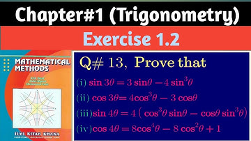 Mathematical Methods,Exercise 1.2, Q#13 (all parts)