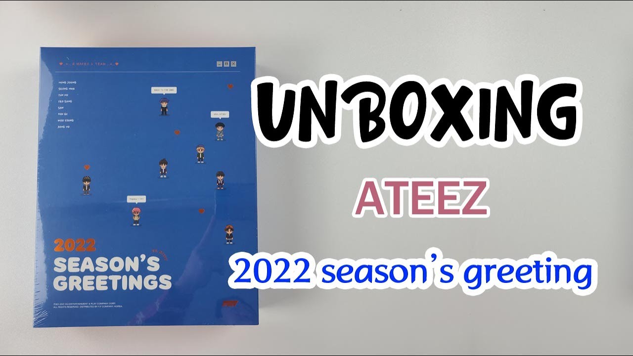 アイドル Ateez 2022 SEASON'S GREETINGS Ateez 2022 Season's Greetings – Choice Music LA