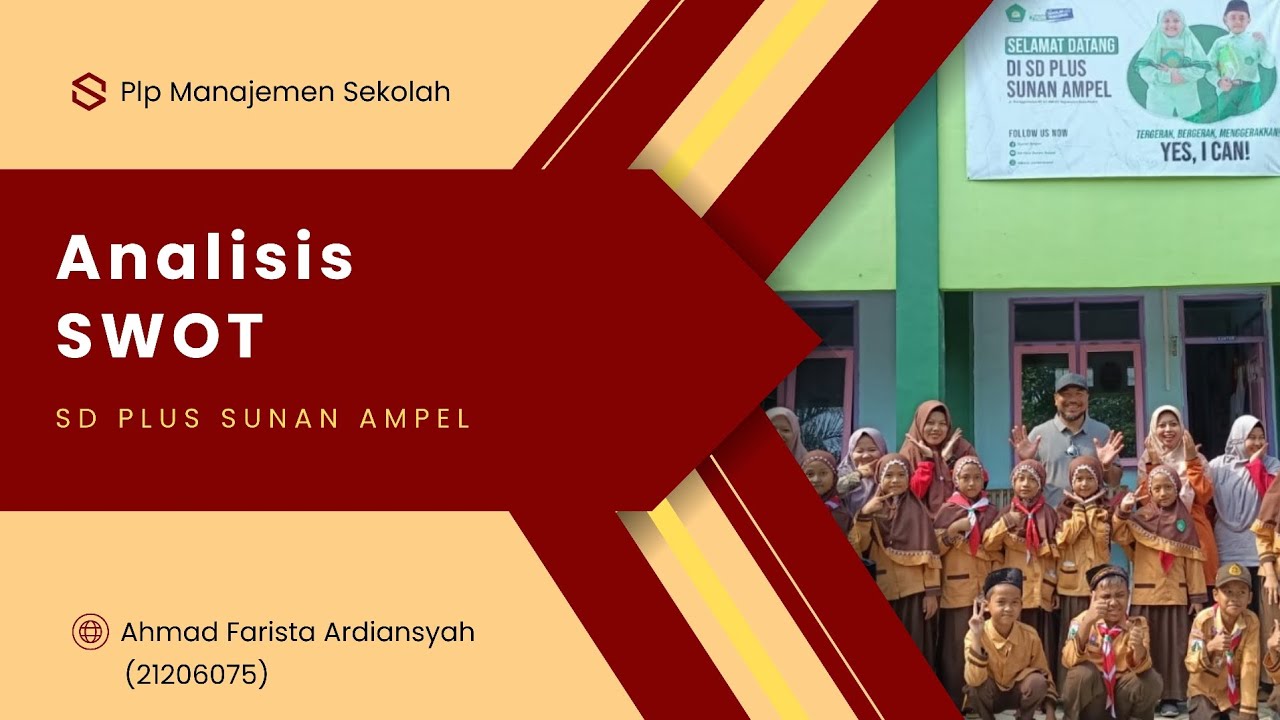 Analisis SWOT SD Plus Sunan Ampel | Tugas PLP Manajemen Sekolah