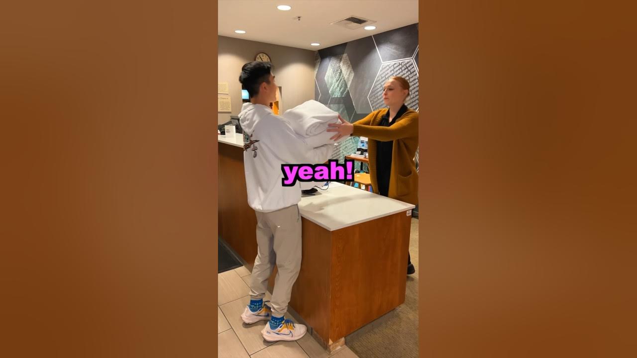 How Many Towels Can You STEAL From A Hotel? shorts YouTube