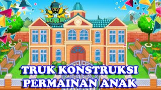 truk konstruksi permainan anak - Construction Truck Kids Games eps 4 screenshot 3