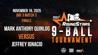 MSW Rising Stars | Game 3 | J. Ignacio vs M. Quinlog | REDCUBE Billiards